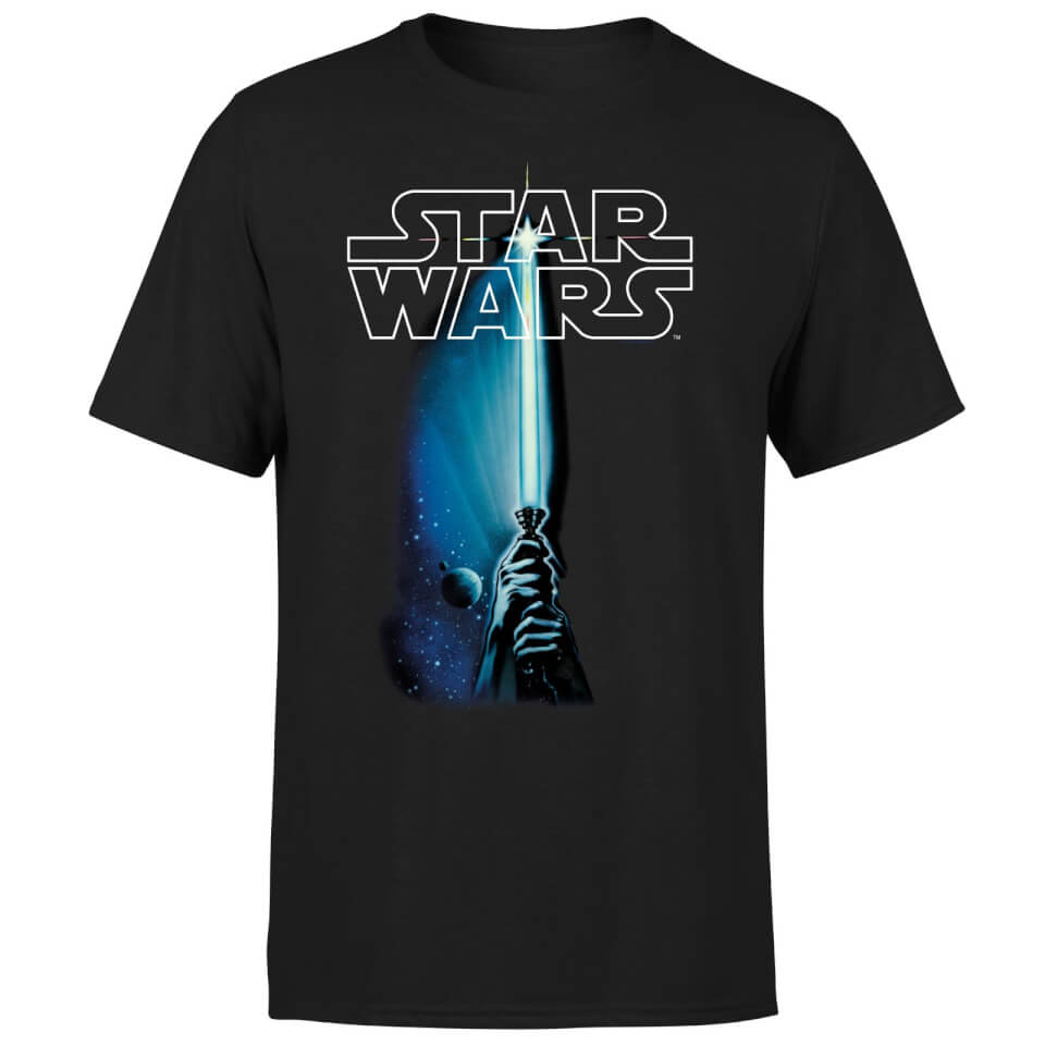 Star Wars Lightsaber Men's T-Shirt - Black