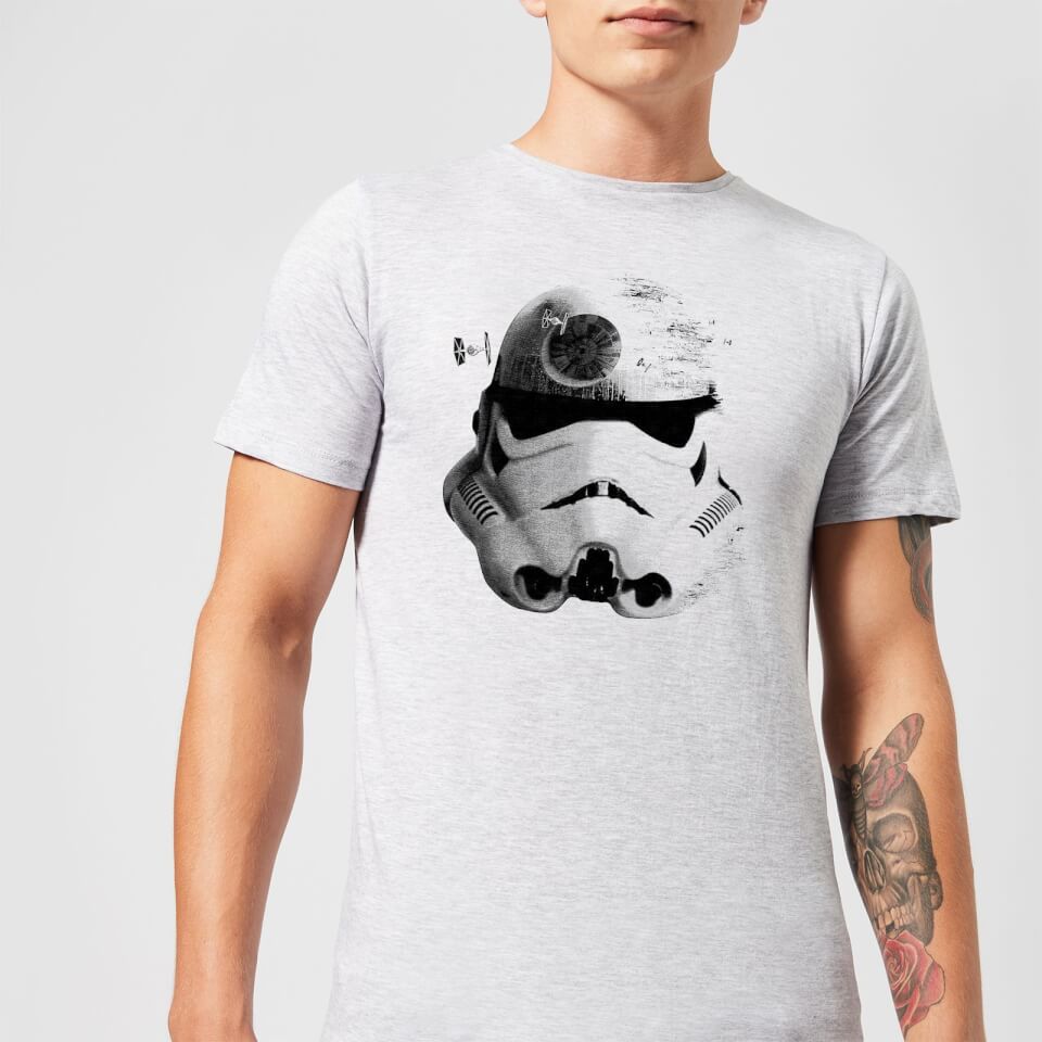 Star Wars Command Stormtrooper Death Star Men's T-Shirt - Grey