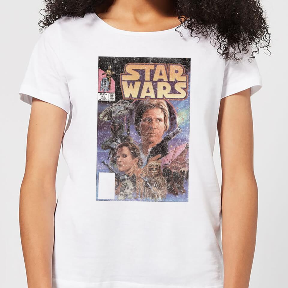Star Wars Classic Comic Book Cover Women's T-Shirt - White