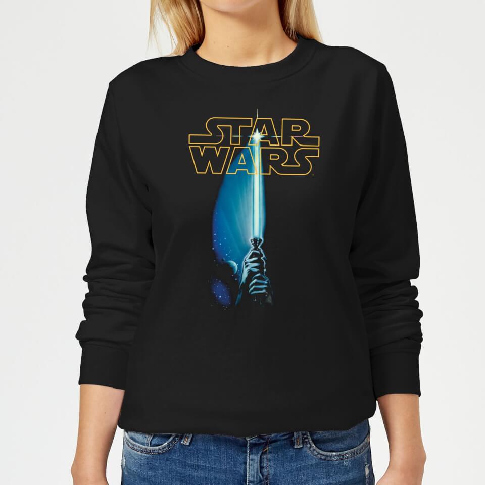 Star Wars Lightsaber Women's Sweatshirt - Black