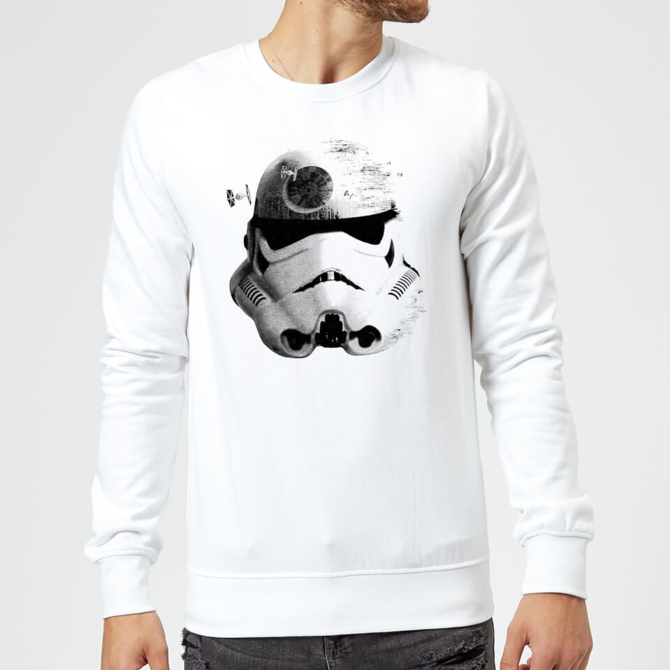 Star Wars Command Stormtrooper Death Star Sweatshirt - White
