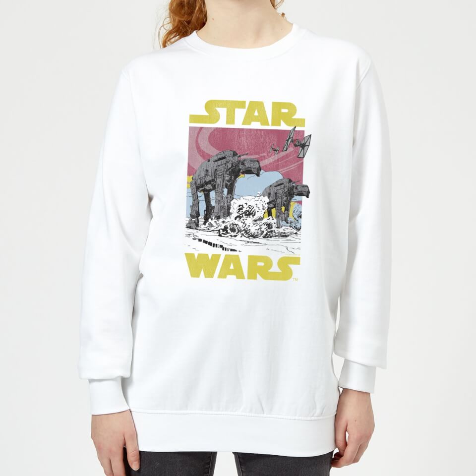 Star Wars ATAT Women's Sweatshirt - White
