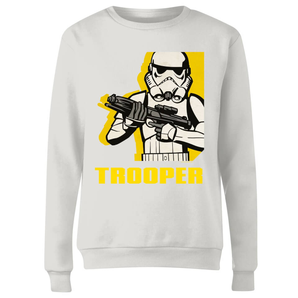 Star Wars Rebels Trooper Women's Sweatshirt - White 2