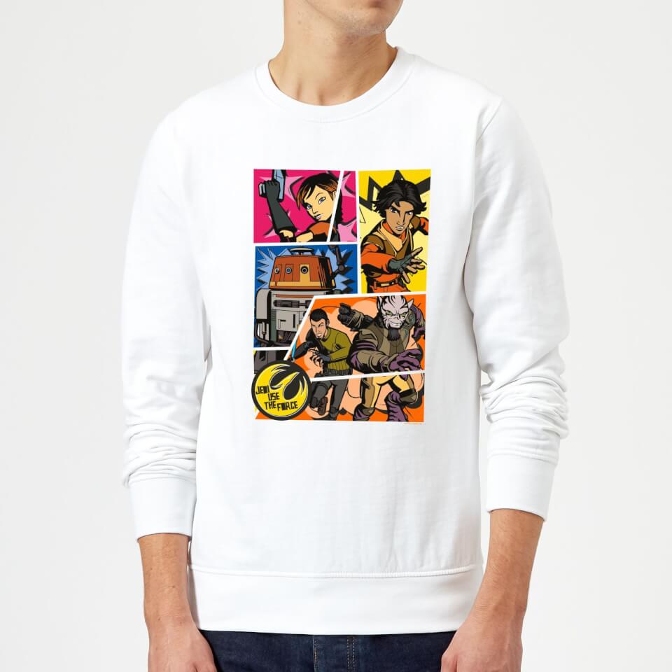 Star Wars Rebels Comic Strip Sweatshirt - White