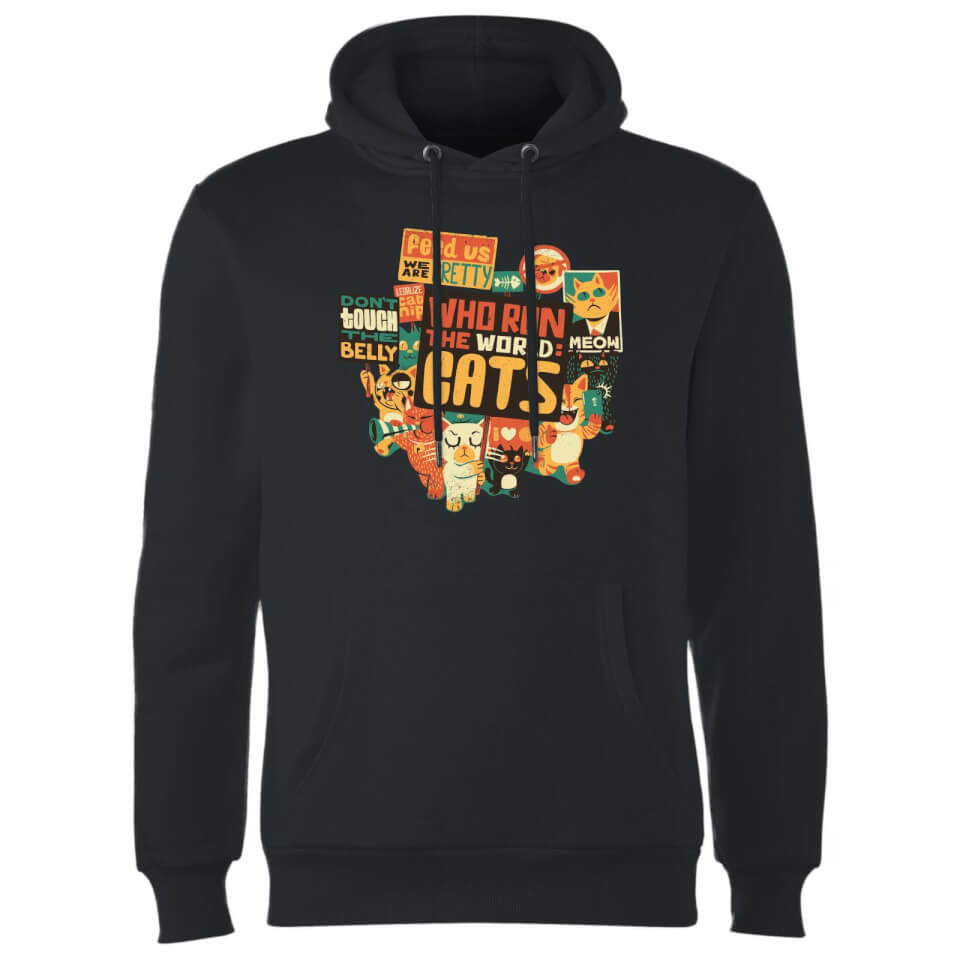 Tobias Fonseca Who Run The World? Cats. Hoodie - Black