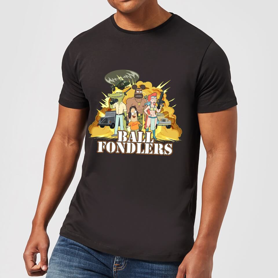 Rick and Morty Ball Fondlers Men's T-Shirt - Black