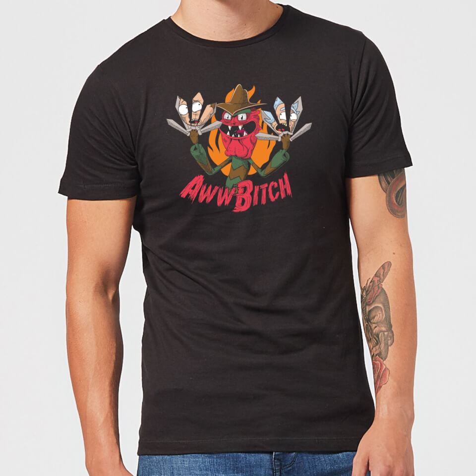 Rick and Morty Scary Terry Men's T-Shirt - Black