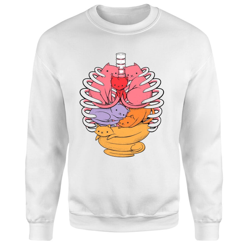 Tobias Fonseca Anotomicat Sweatshirt - White 2