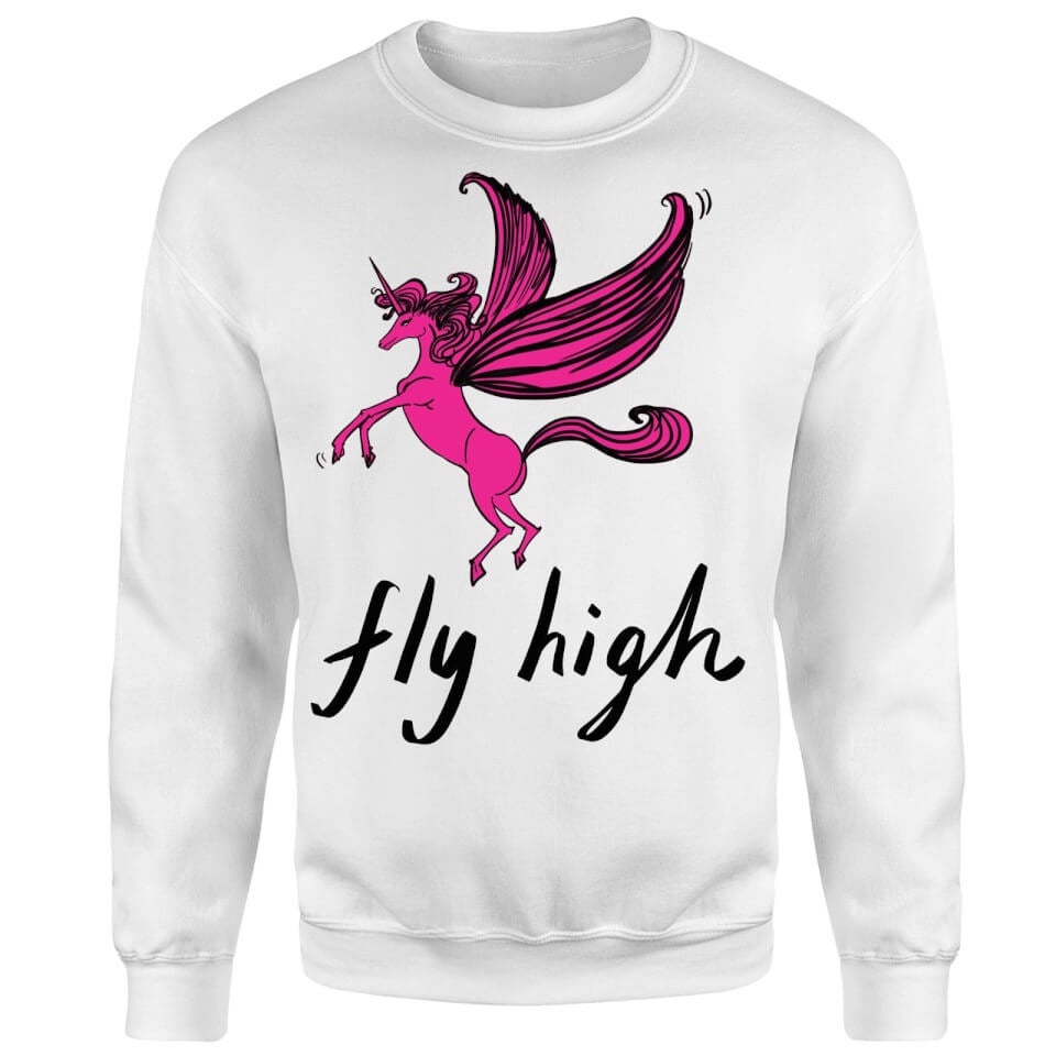 Rock On Ruby Fly High Sweatshirt - White 2