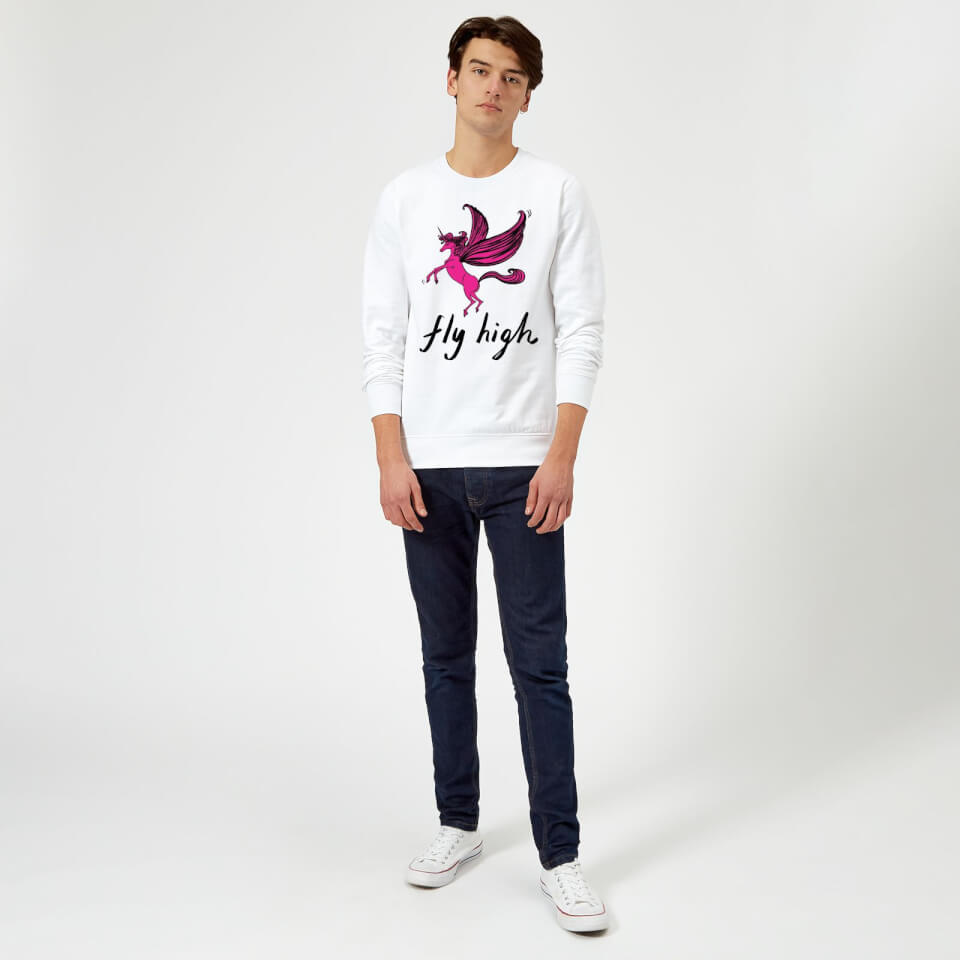 Rock On Ruby Fly High Sweatshirt - White 1