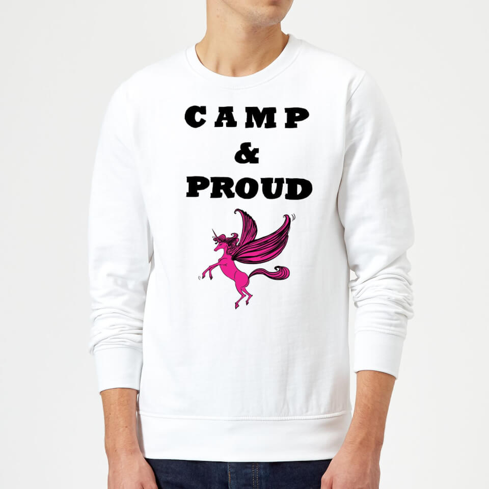 Rock On Ruby Camp & Proud Sweatshirt - White