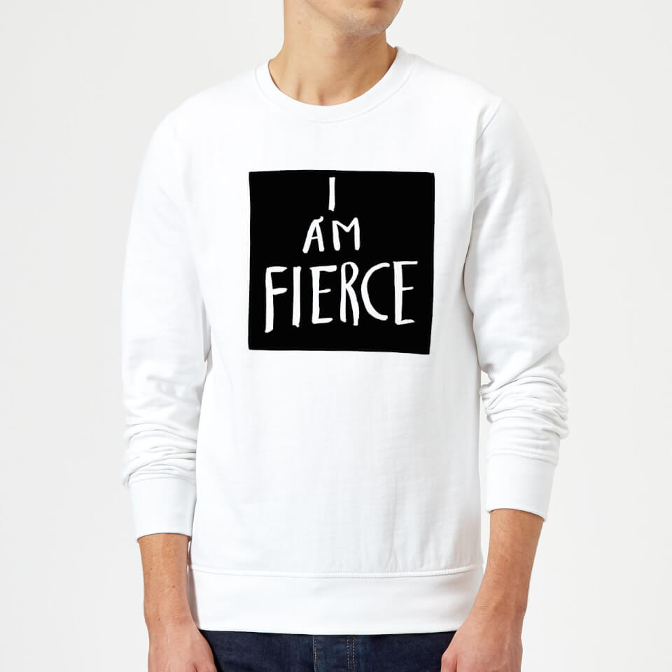 Rock On Ruby I Am Fierce Sweatshirt - White