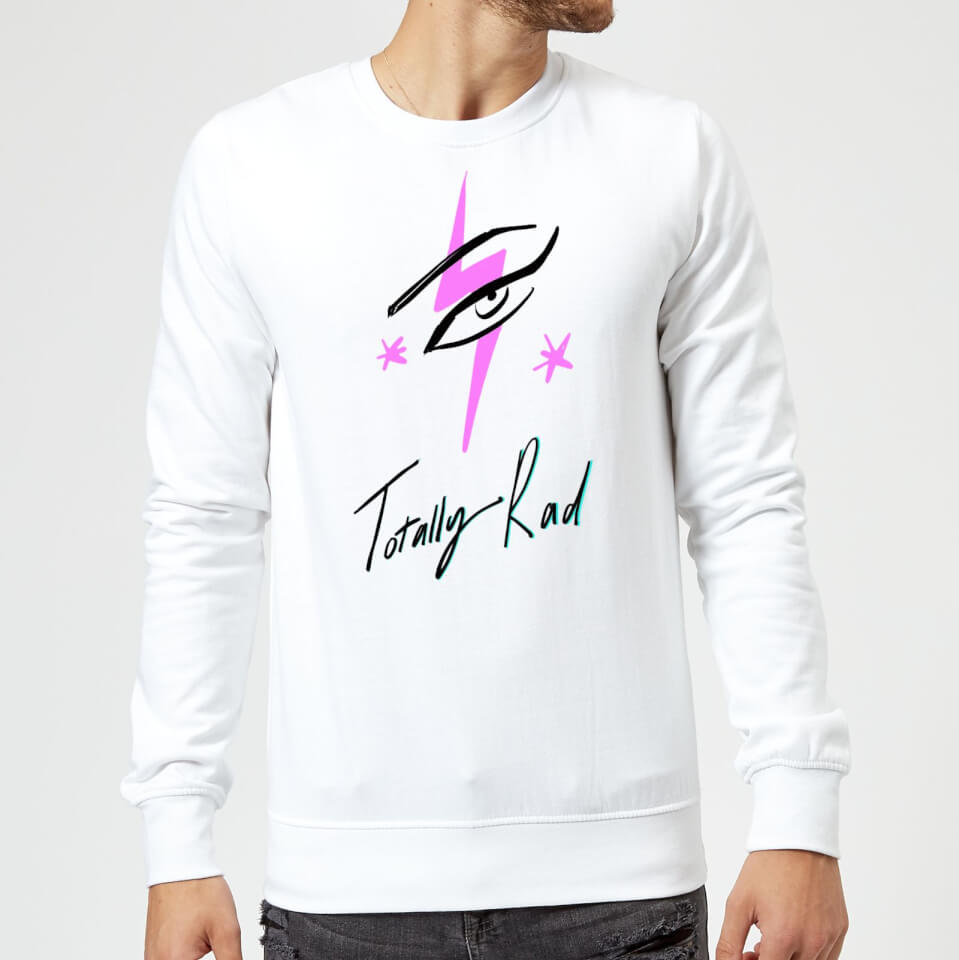 Rock On Ruby Totally Rad Sweatshirt - White