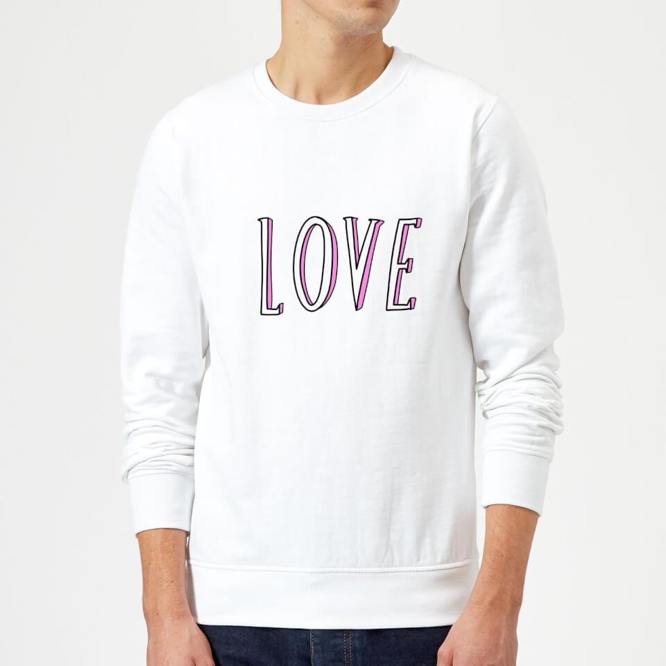 Rock On Ruby Love Sweatshirt - White