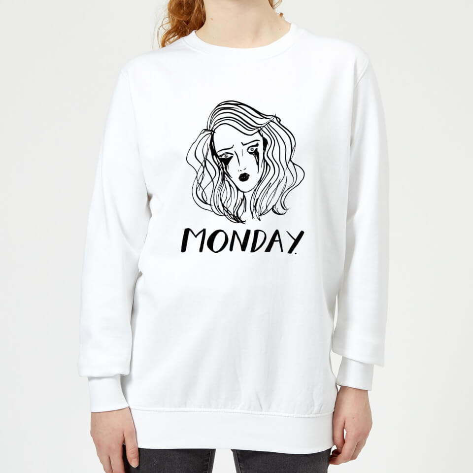 Rock On Ruby Monday. Women's Sweatshirt - White