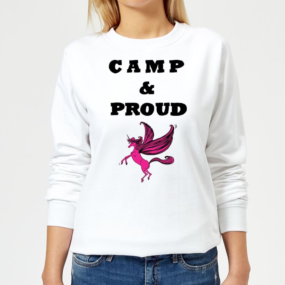 Rock On Ruby Camp & Proud Women's Sweatshirt - White