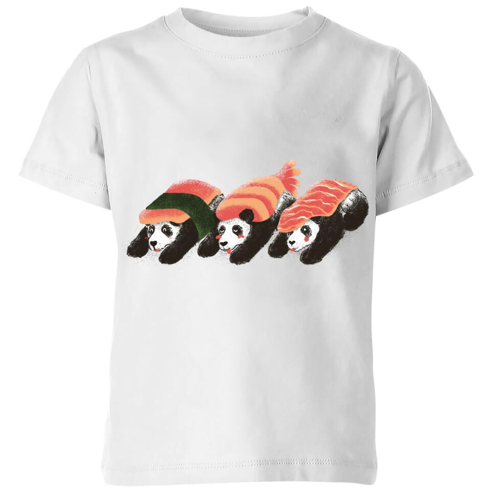 Tobias Fonseca Panda Sushi Kids' T-Shirt - White
