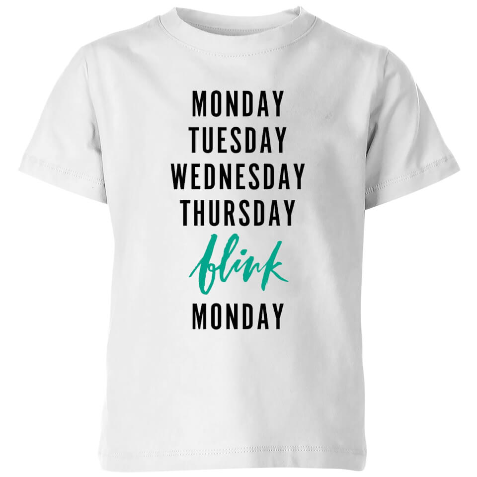 PlanetA444 Blink Kids' T-Shirt - White