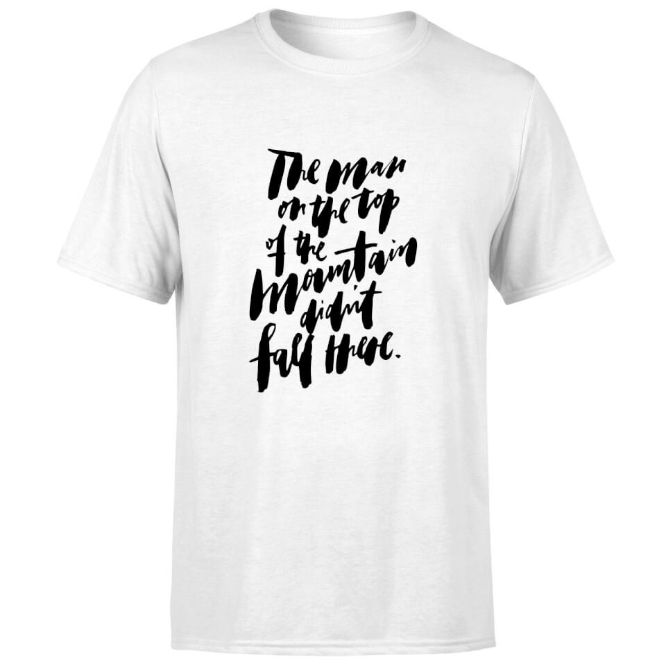PlanetA444 The Man On Top Of The Mountain Men's T-Shirt - White