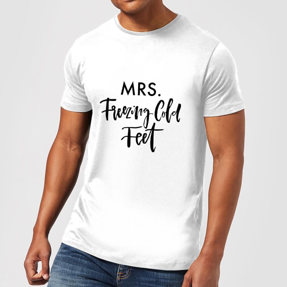 PlanetA444 Mrs. Freezing Cold Feet Men's T-Shirt - White