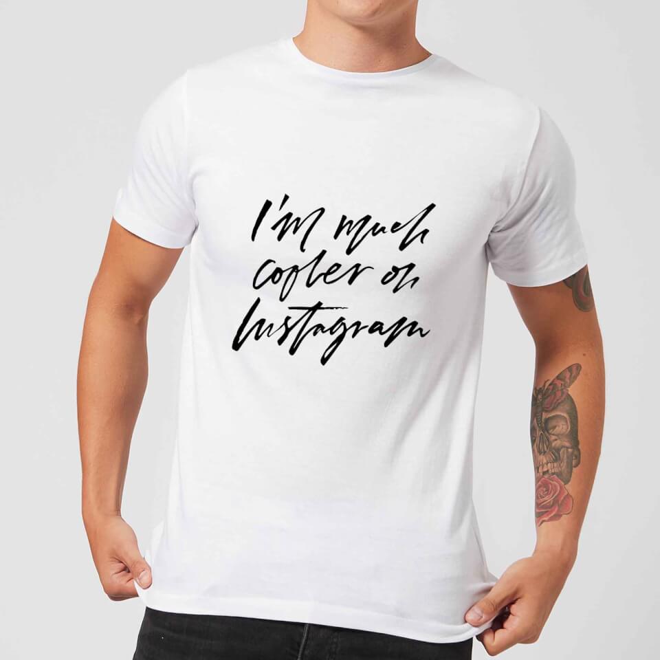 PlanetA444 I'm Much Cooler On Instagram Men's T-Shirt - White