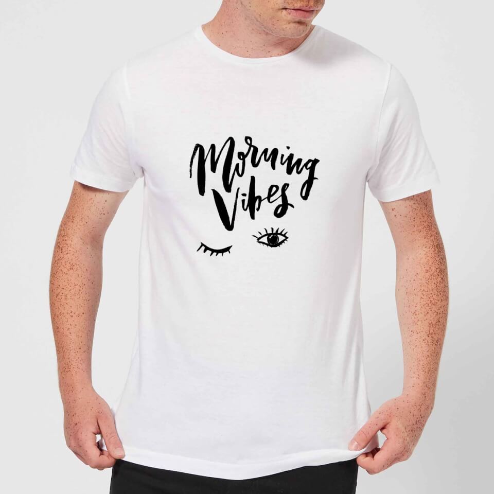 PlanetA444 Morning Vibes Men's T-Shirt - White