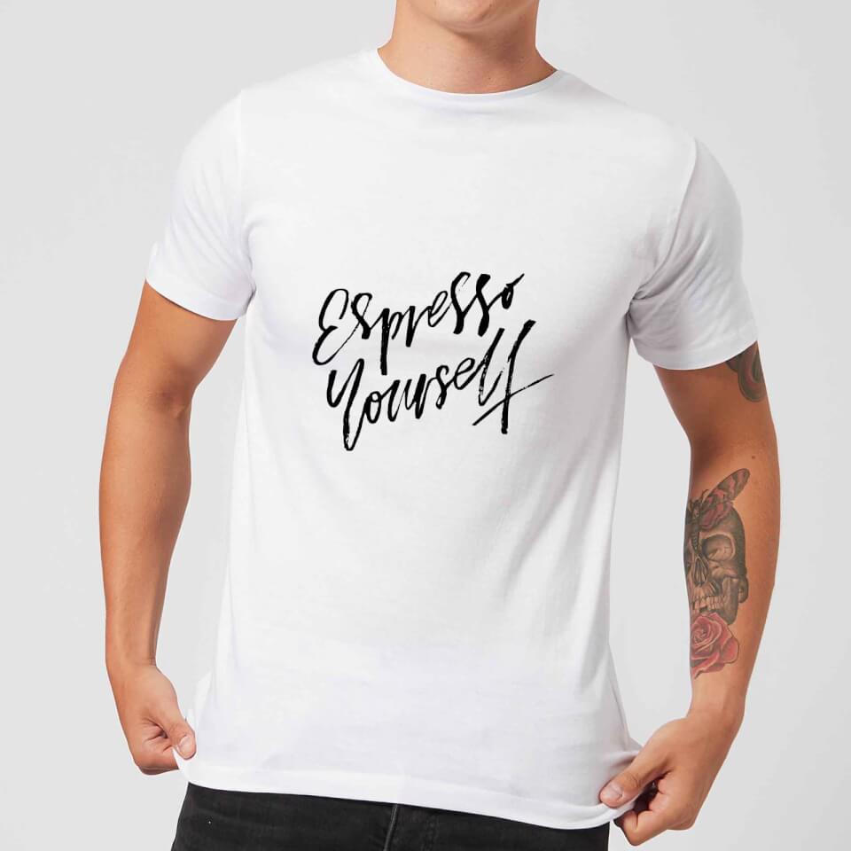 PlanetA444 Espresso Yourself Men's T-Shirt - White