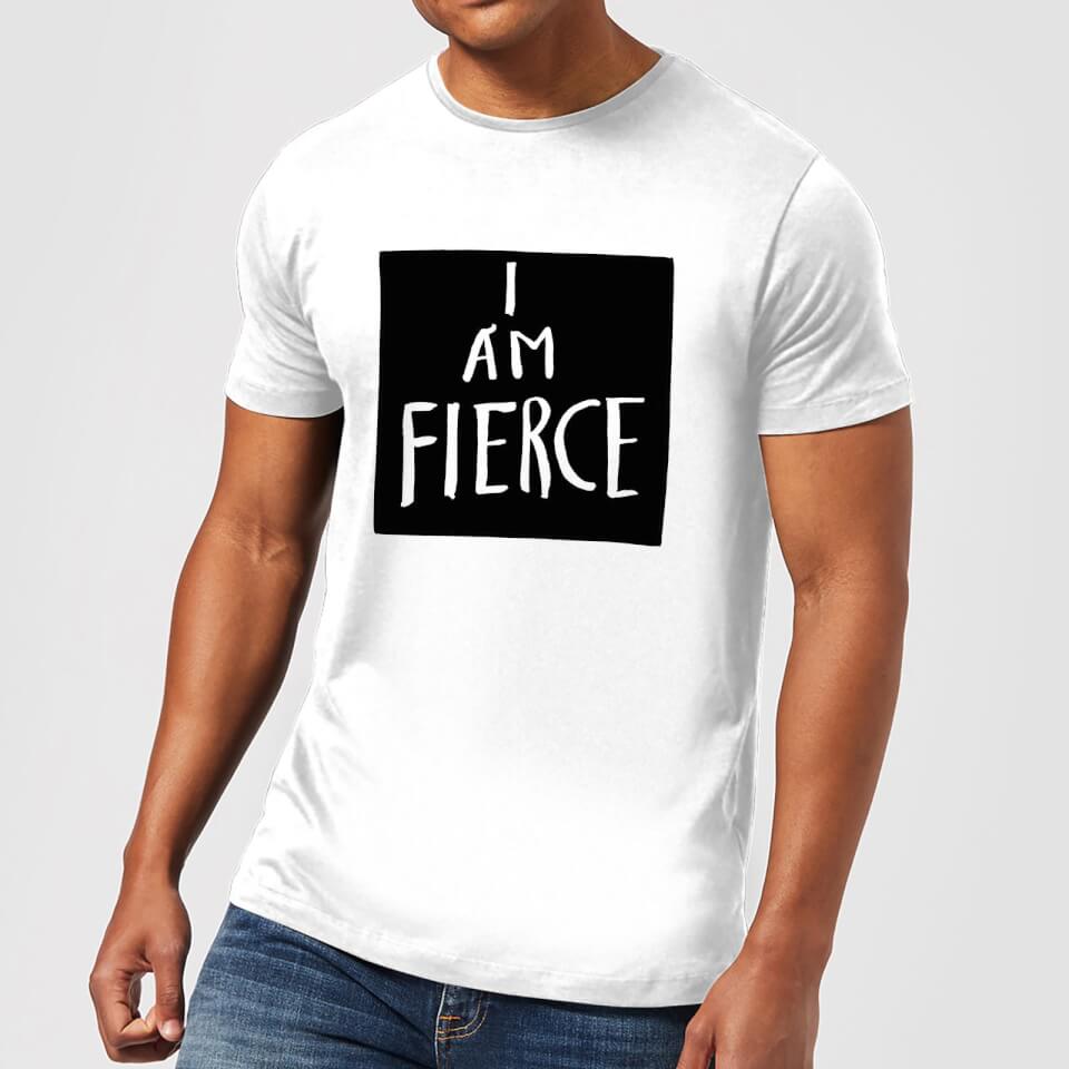 Rock On Ruby I Am Fierce Men's T-Shirt - White