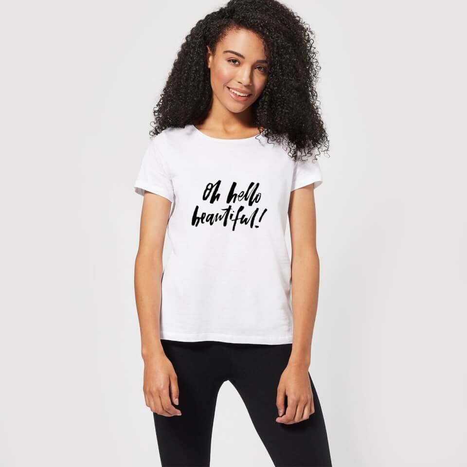 Oh Hello Beautiful Women's T-Shirt - White 1