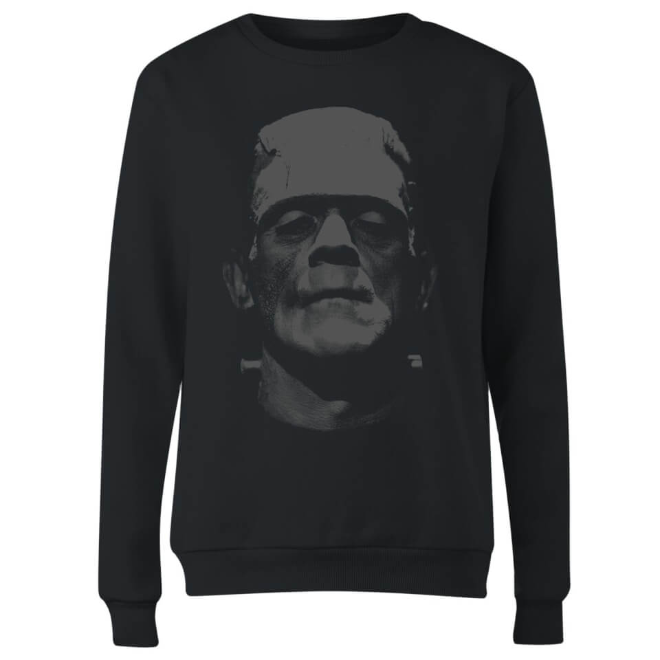 Universal Monsters Frankenstein Black and White Women's Sweatshirt - Black 2