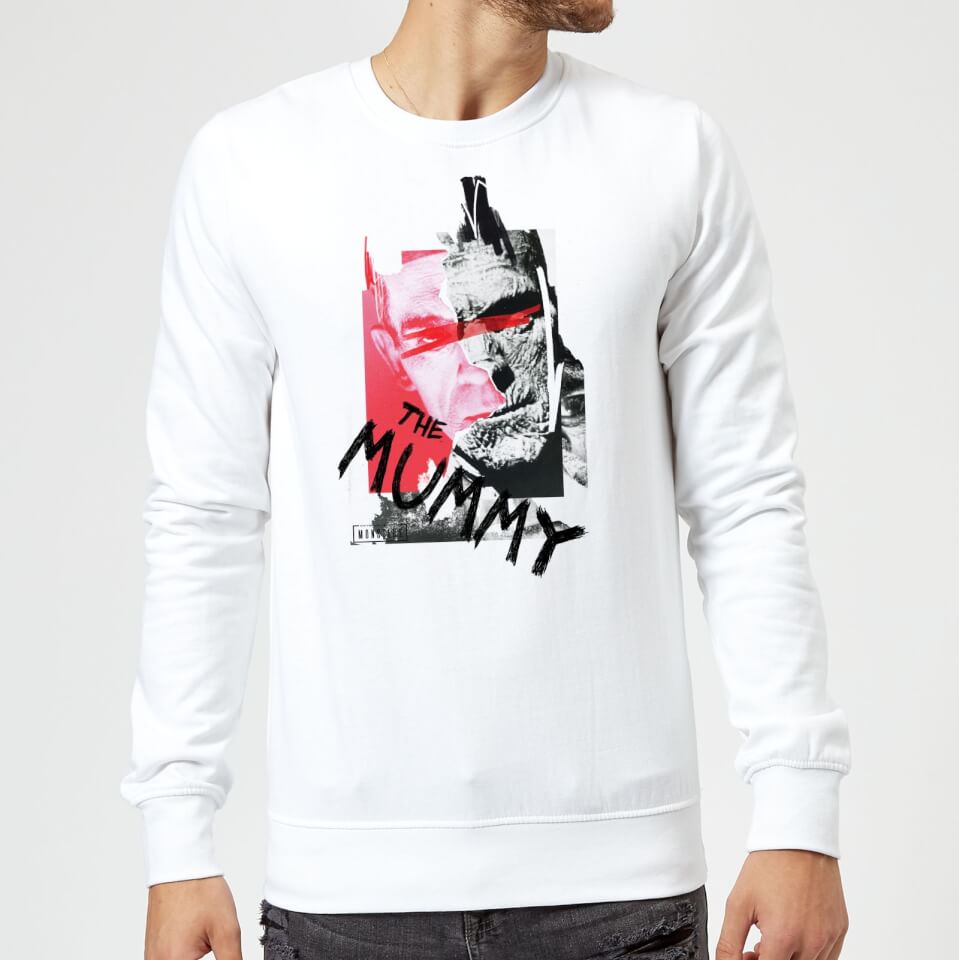 Universal Monsters The Mummy Collage Sweatshirt - White