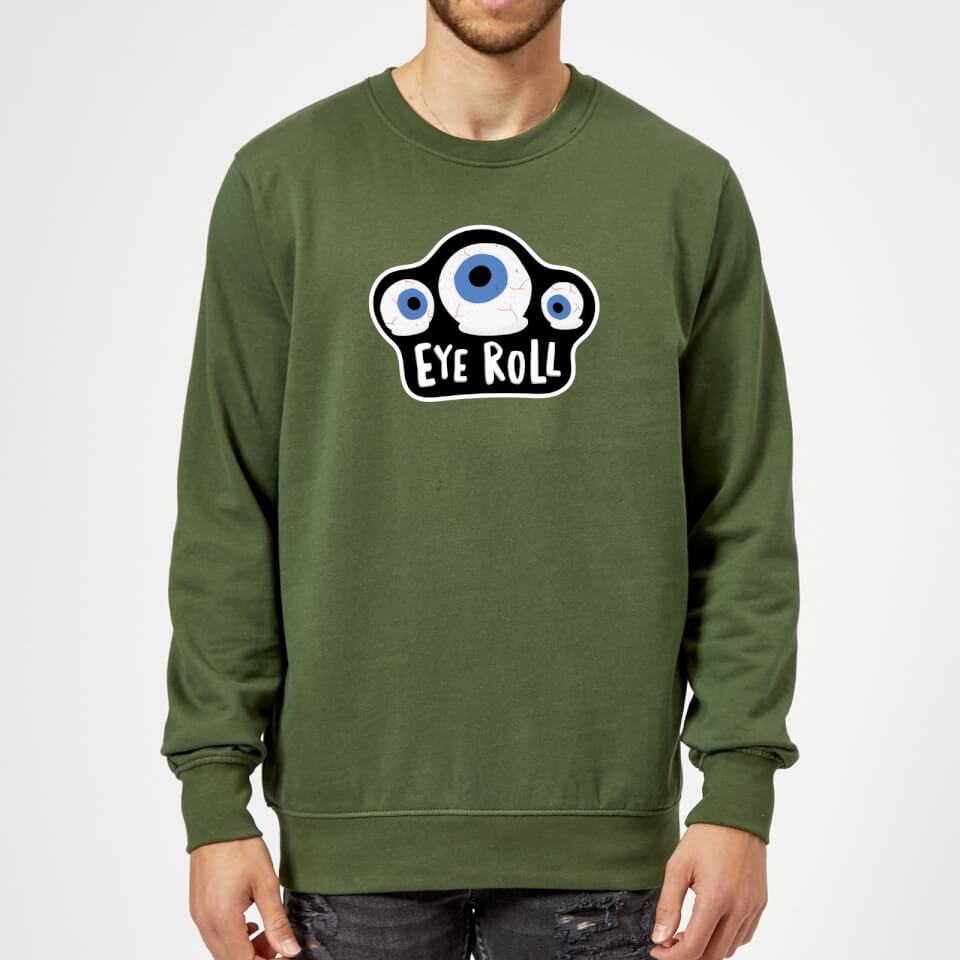 Eye Roll Sweatshirt - Forest Green