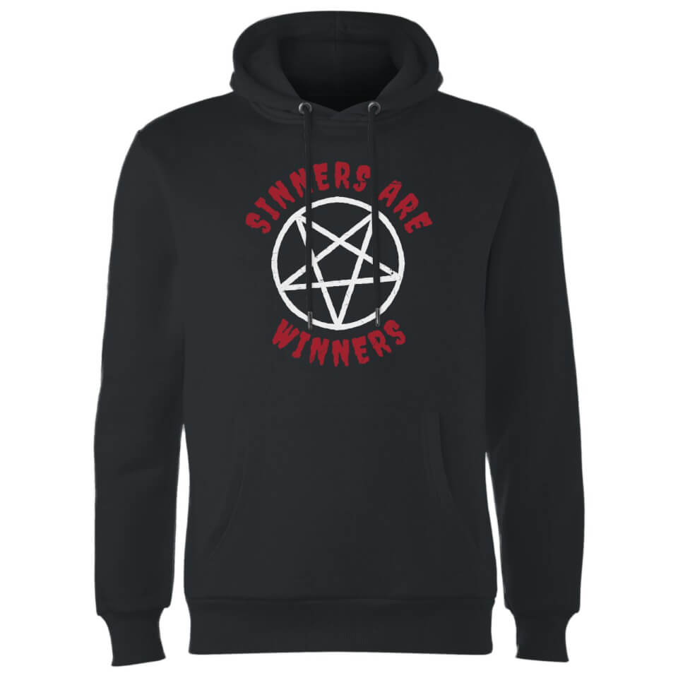 Sinners Are Winners Hoodie - Black