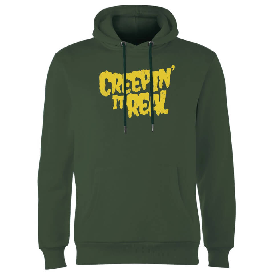 Creepin It Real Hoodie - Forest Green