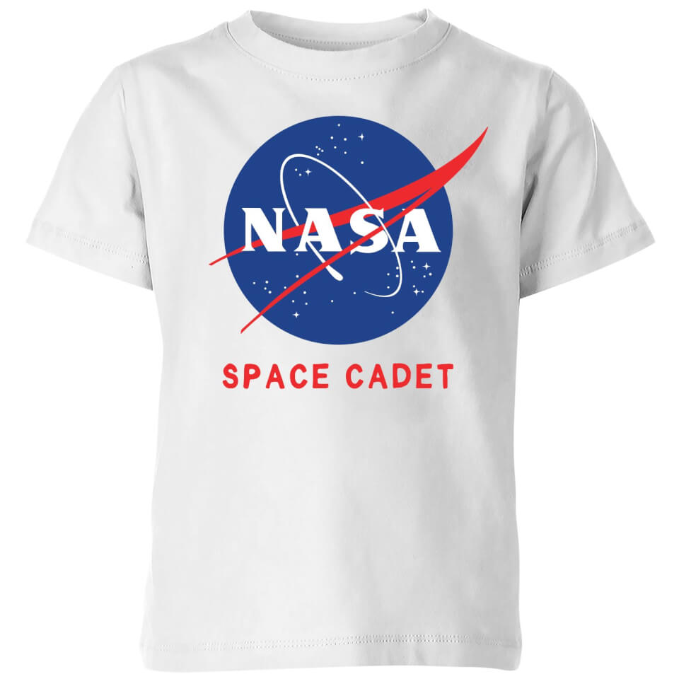 NASA Space Cadets Logo Kids' T-Shirt - White