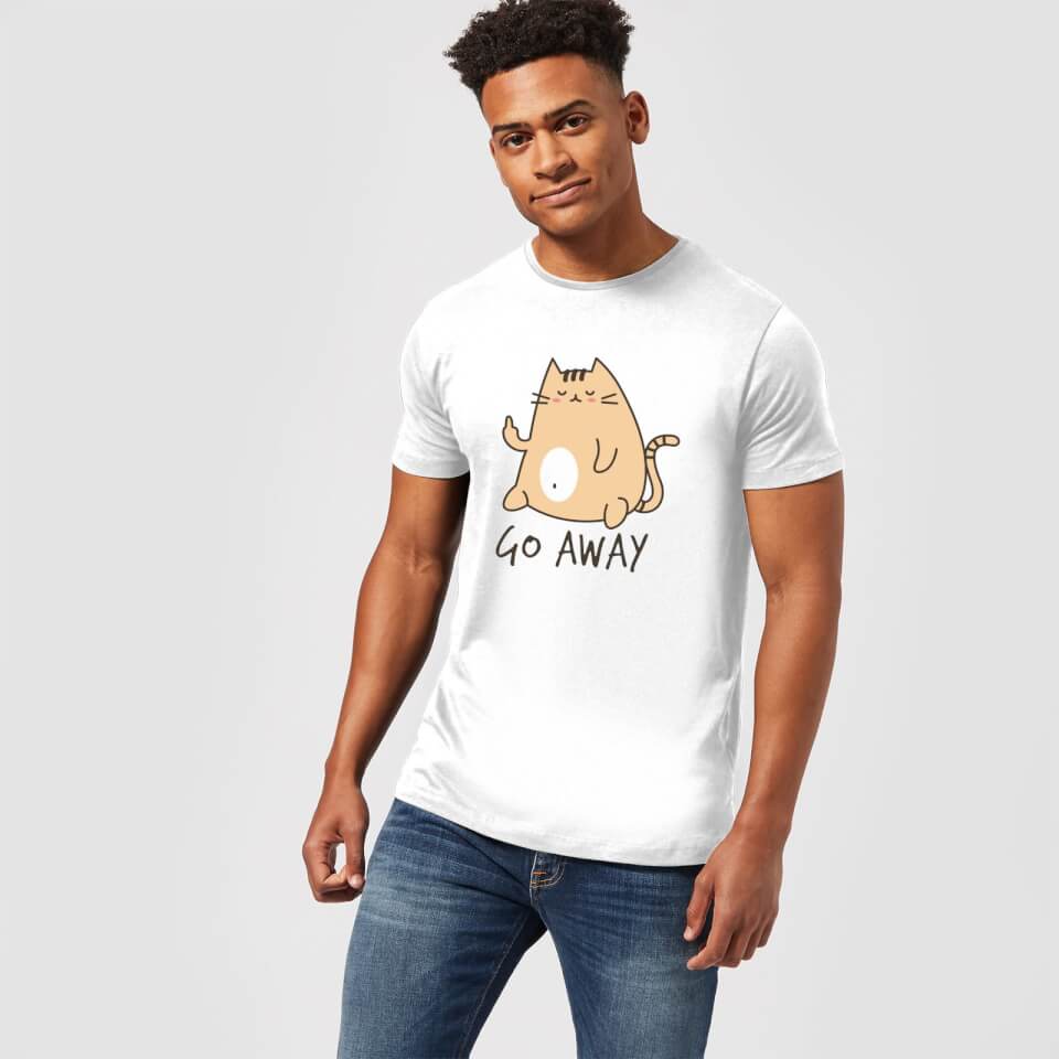 Go Away Men's T-Shirt - White 1