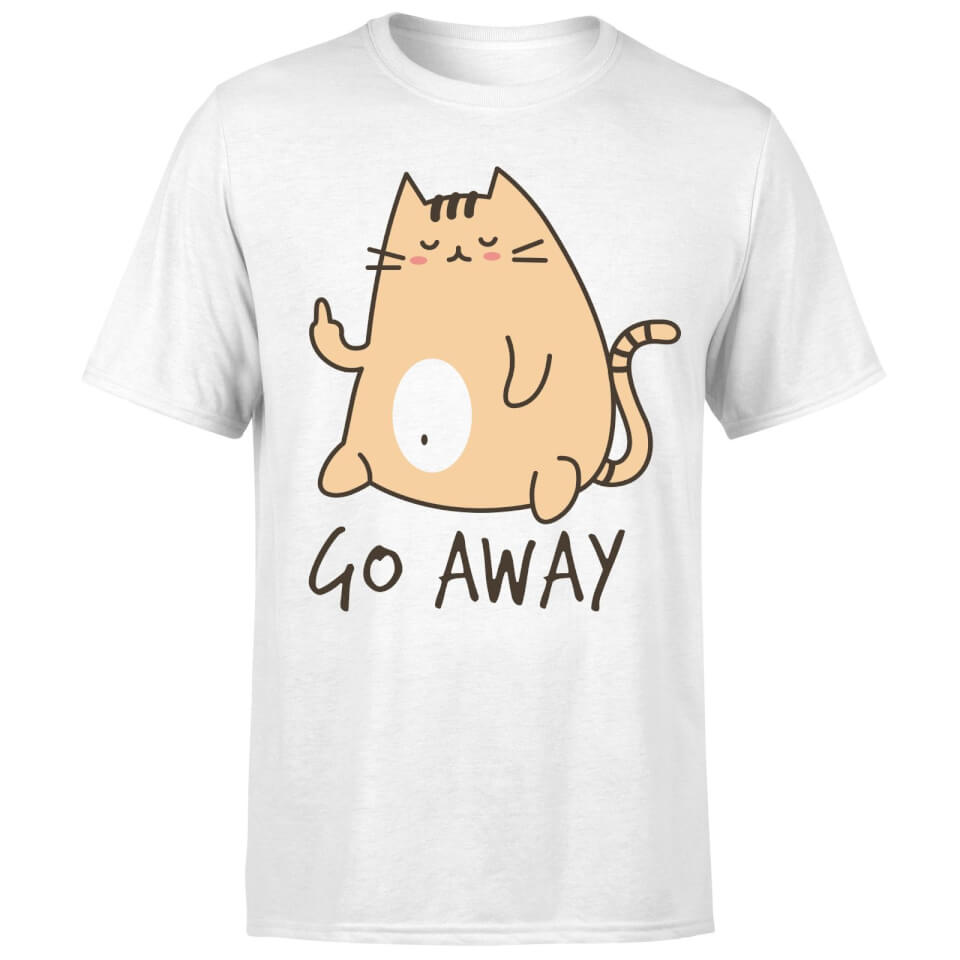Go Away Men's T-Shirt - White 3