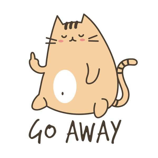 Go Away Women's Sweatshirt - White 0