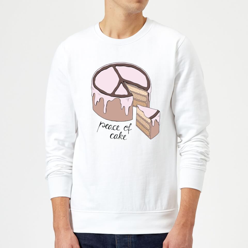 Barlena Peace Of Cake Sweatshirt - White