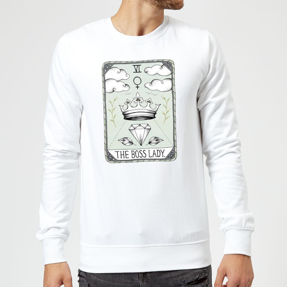 Barlena The Boss Lady Sweatshirt - White