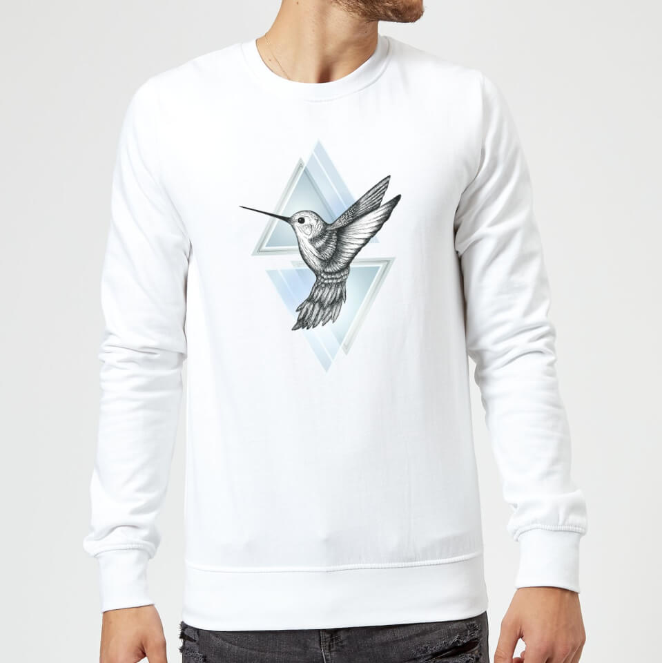 Barlena Hummingbird Sweatshirt - White