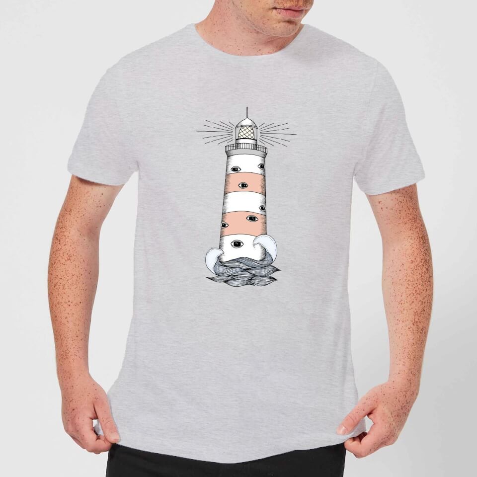 Barlena Eye See Start Men's T-Shirt - Grey