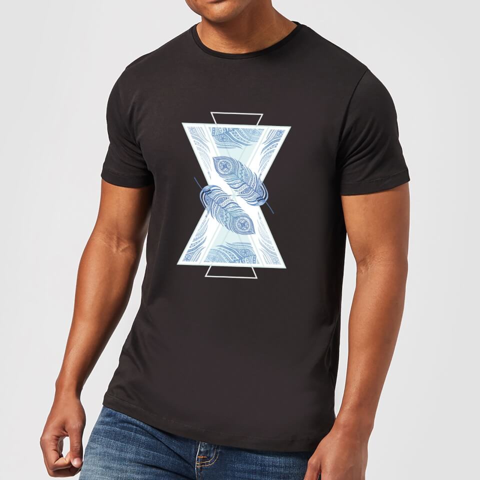 Barlena Feathers Men's T-Shirt - Black