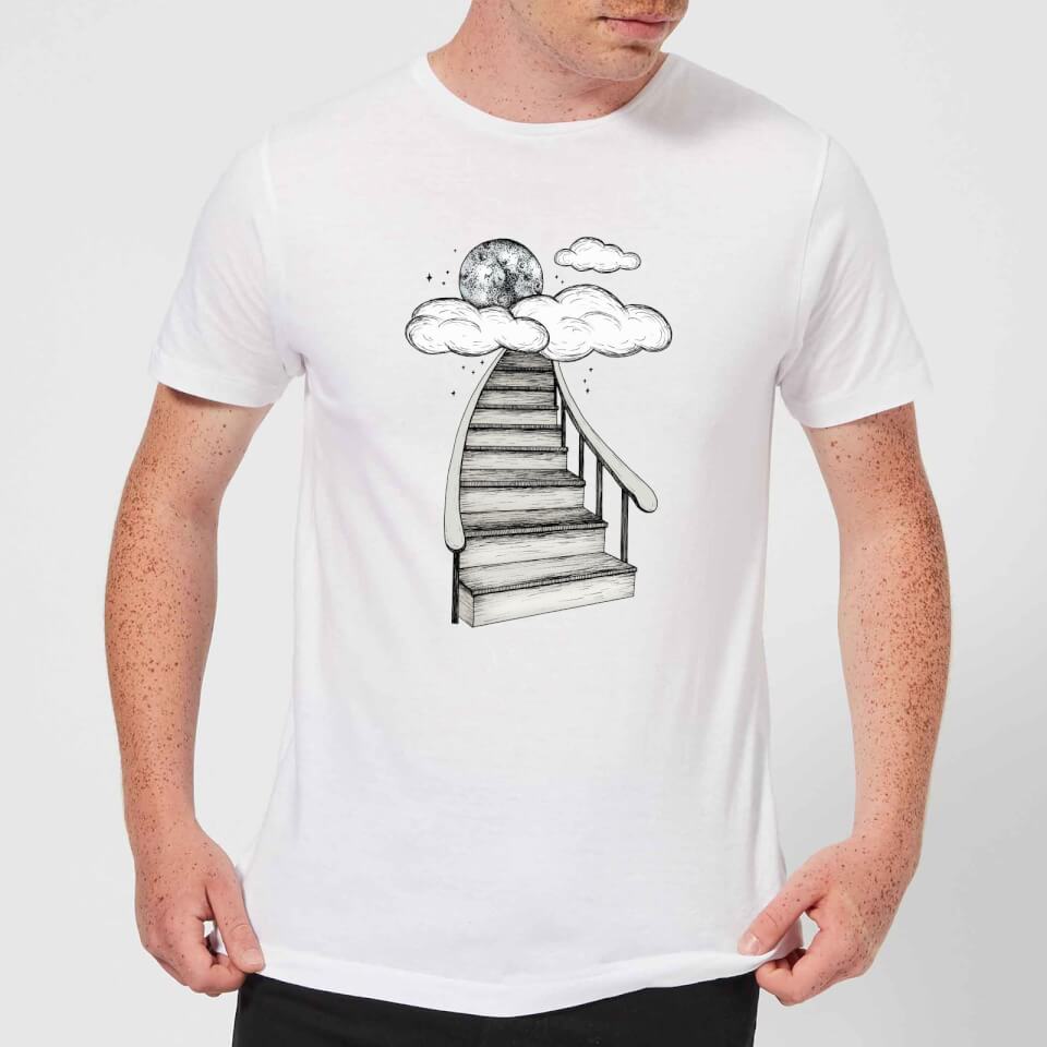 Barlena To The Moon and Back Men's T-Shirt - White