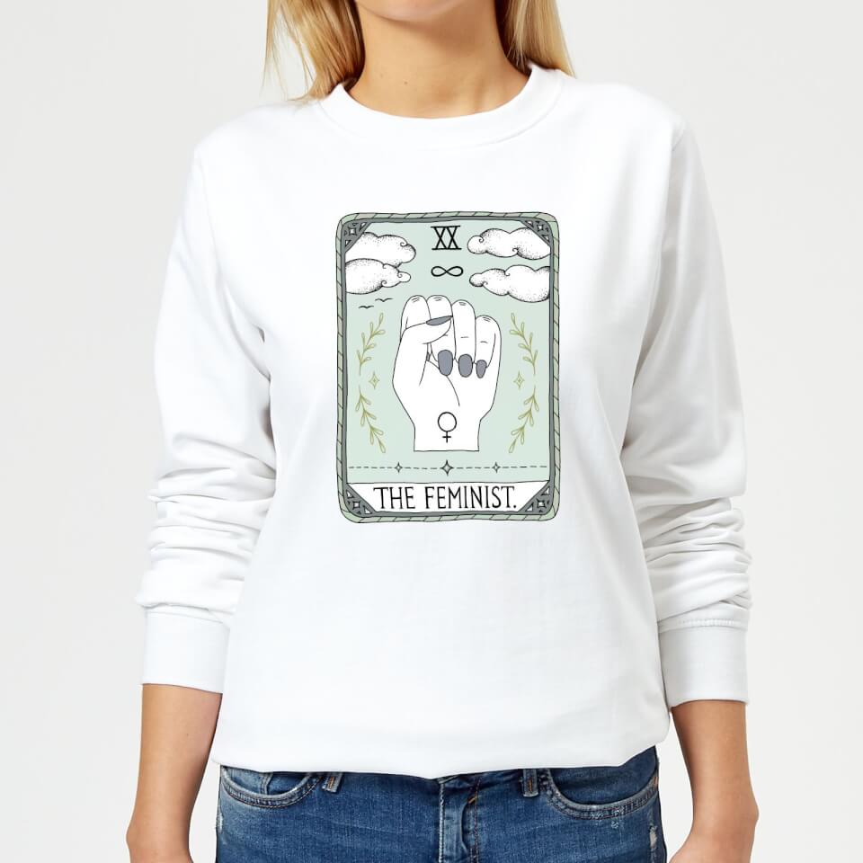 Barlena The Feminist Women's Sweatshirt - White