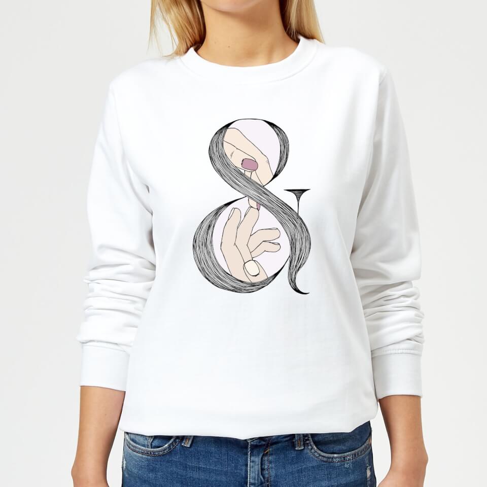 Barlena Me & You Women's Sweatshirt - White
