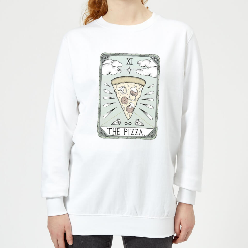 Barlena The Pizza Women's Sweatshirt - White