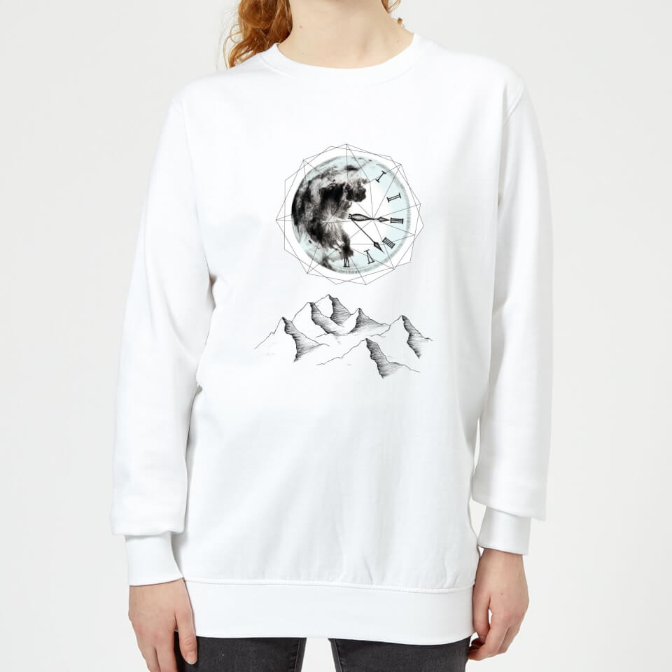 Barlena Take Your Time Women's Sweatshirt - White