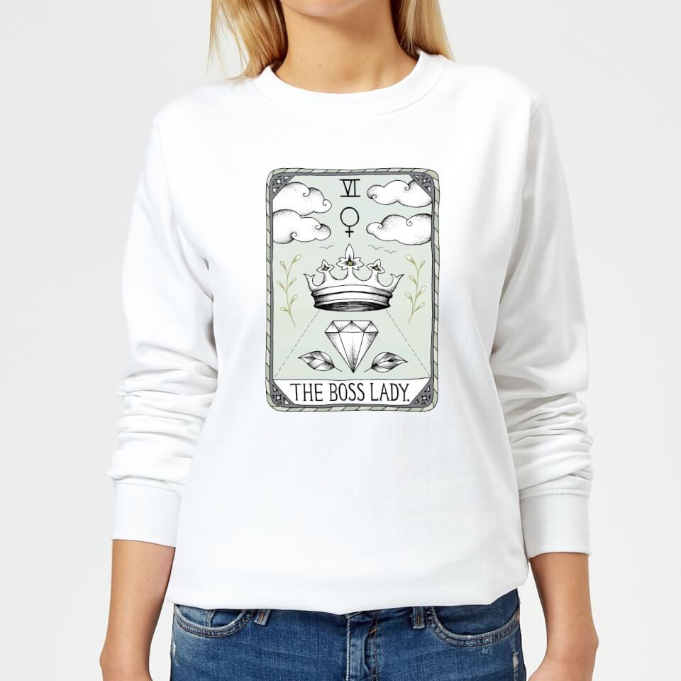 Barlena The Boss Lady Women's Sweatshirt - White