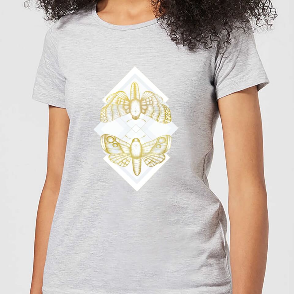 Barlena Moth Women's T-Shirt - Grey